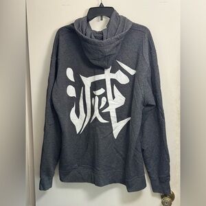 Gray Graphic Hoodie Demon Slayer Destroyer